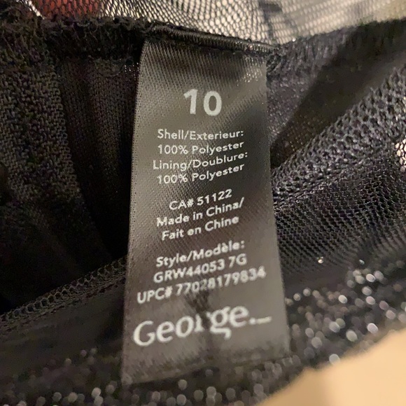 Tulle Black Dress Size 10 - Picture 7 of 7